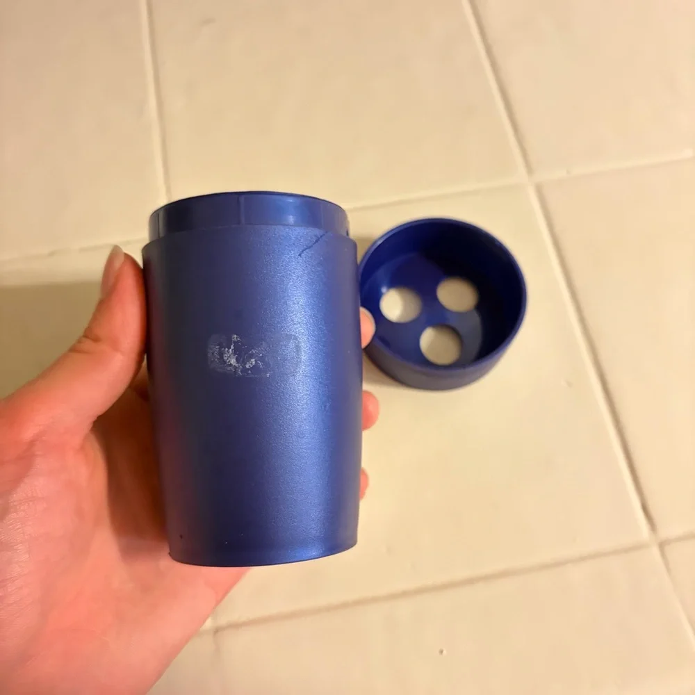 Blue Toothbrush Holder